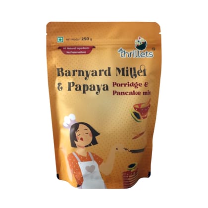 Barnyard Millet & Papaya - Pancake & Porridge Mix