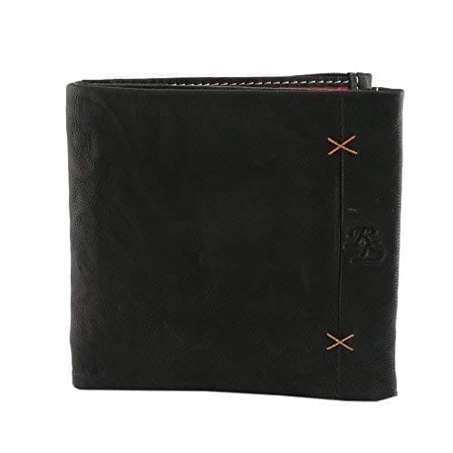 RL Black Men's Wallet (W59-BLKWITHRED)