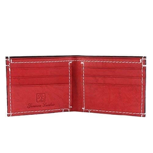 RL BLACKWITHRED Men's Wallet (W56-BLKWITHRED)