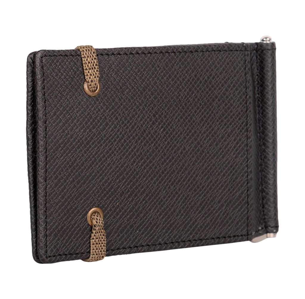 Walletsnbags Iris Elastic Leather Money Clip Wallet for Men