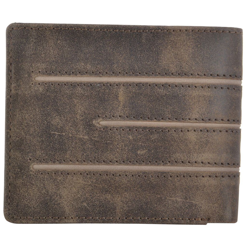 Walletsnbags Liner Leather Mens Wallet Crackle Green/Beige