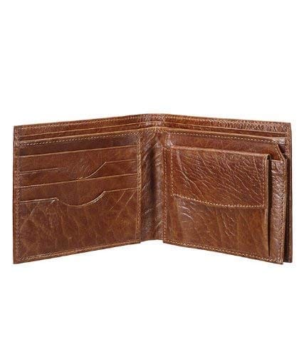 RL W 18 - Br Leather Wallet (Brown)