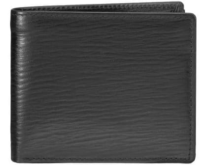 RL Men's W 16 - Blk Black Leather Nova Long Grain Wallet