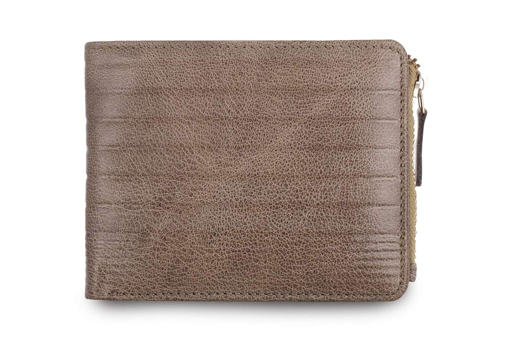 Vertis Leather Card Zipper Coin Wallet for Men