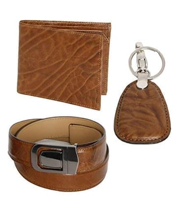 Aristocrat Mens Gift Set Wallet Belt And Keychain Combo
