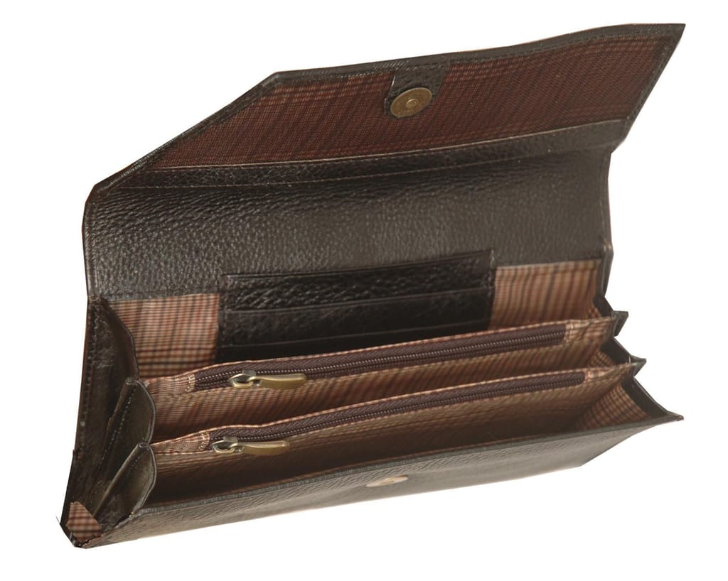 Walletsnbags Checkered Ladies Clutch