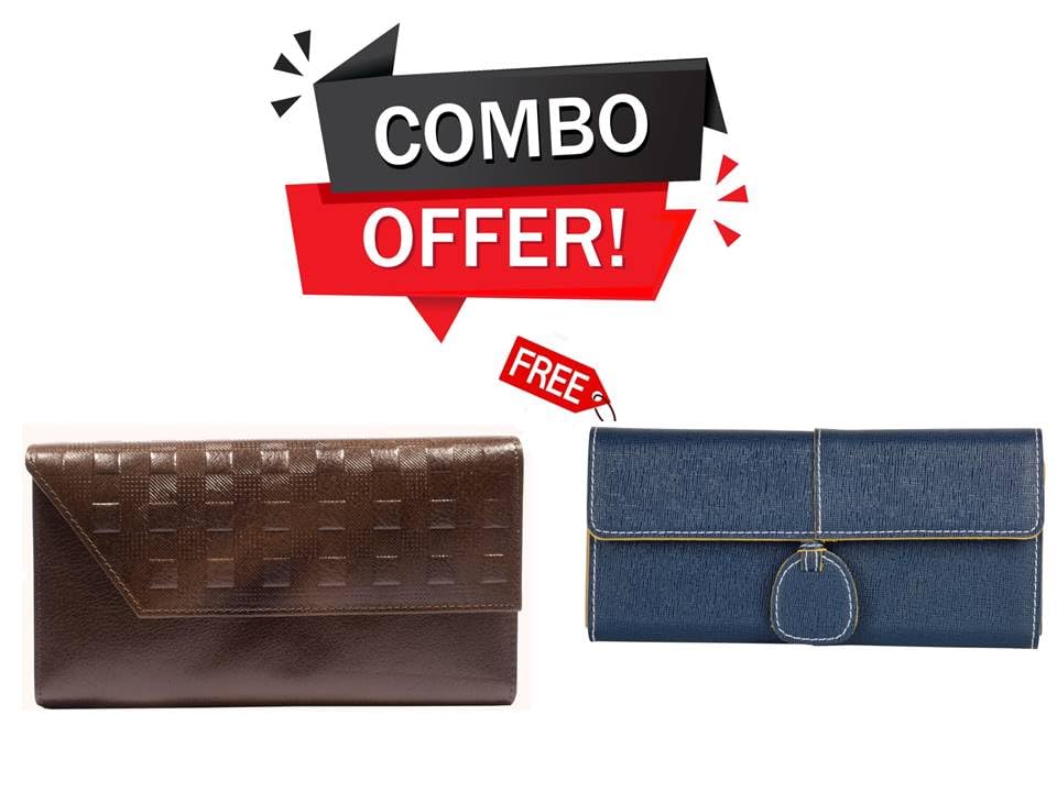 Walletsnbags Checkered Ladies Clutch