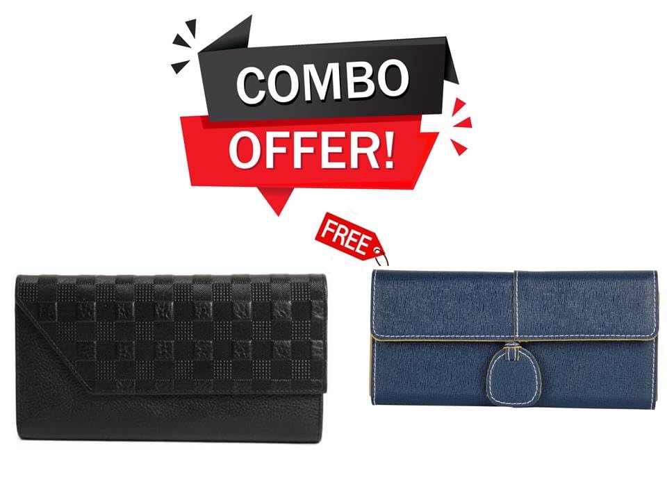 Walletsnbags Checkered Ladies Clutch