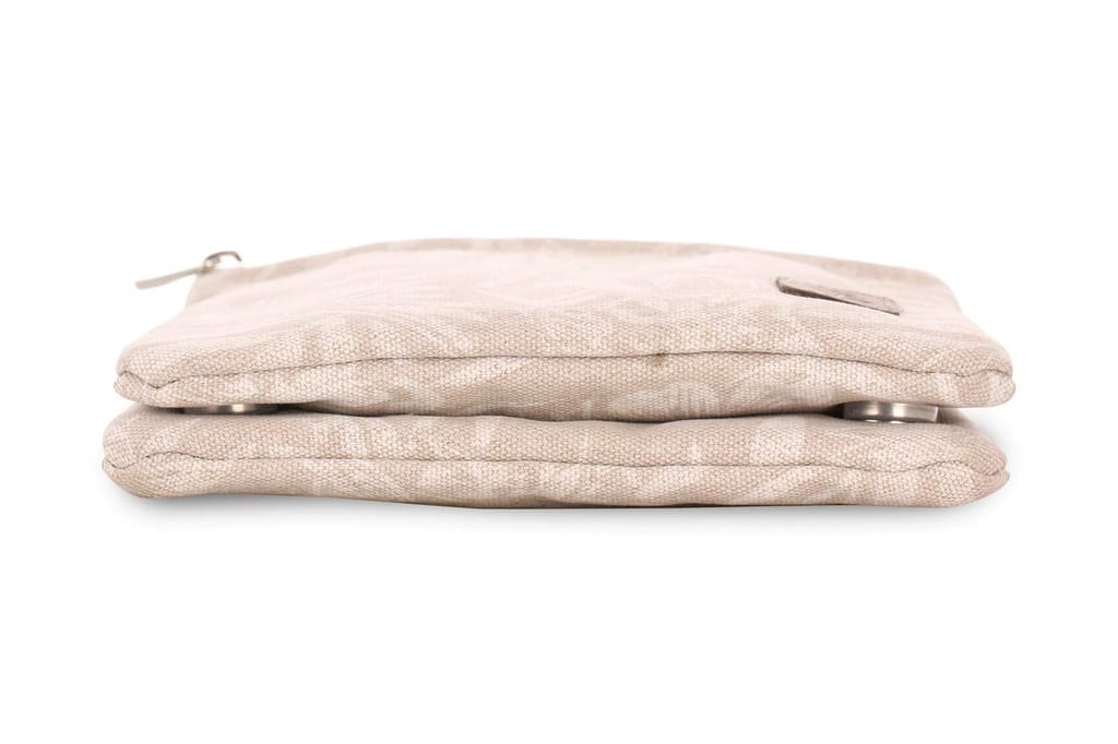 Twin Side waxedcanvas Floral Print Travel Pouch/Sling Bag