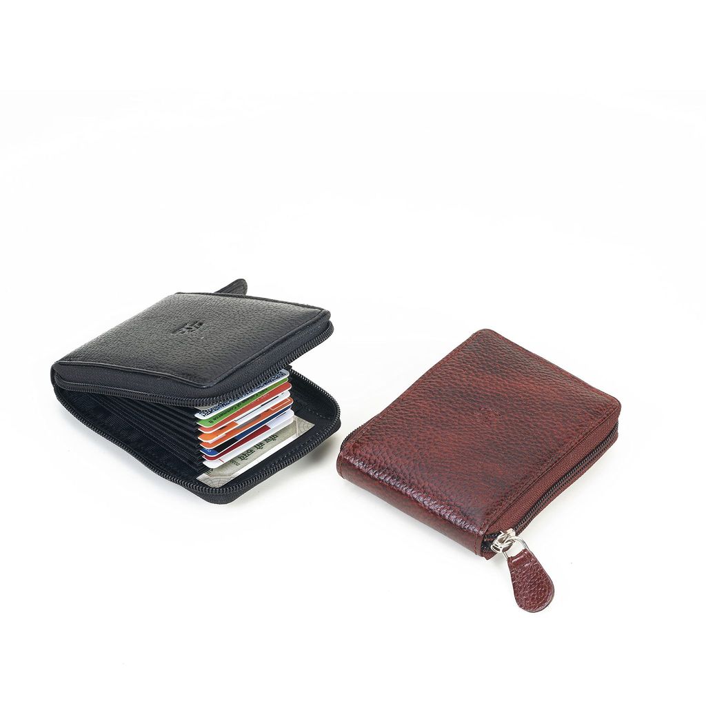 BATUM Zipper Card Holder Wallet for Men