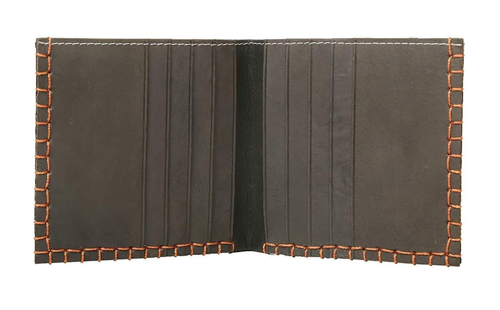 Walletsnbags Auro Box Stitch Leather Wallet for Men