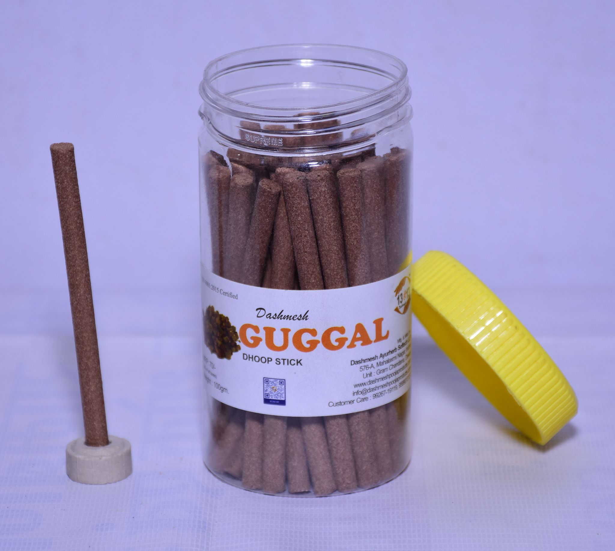 Dashmesh Guggal Dry Dhoop Stick Jar