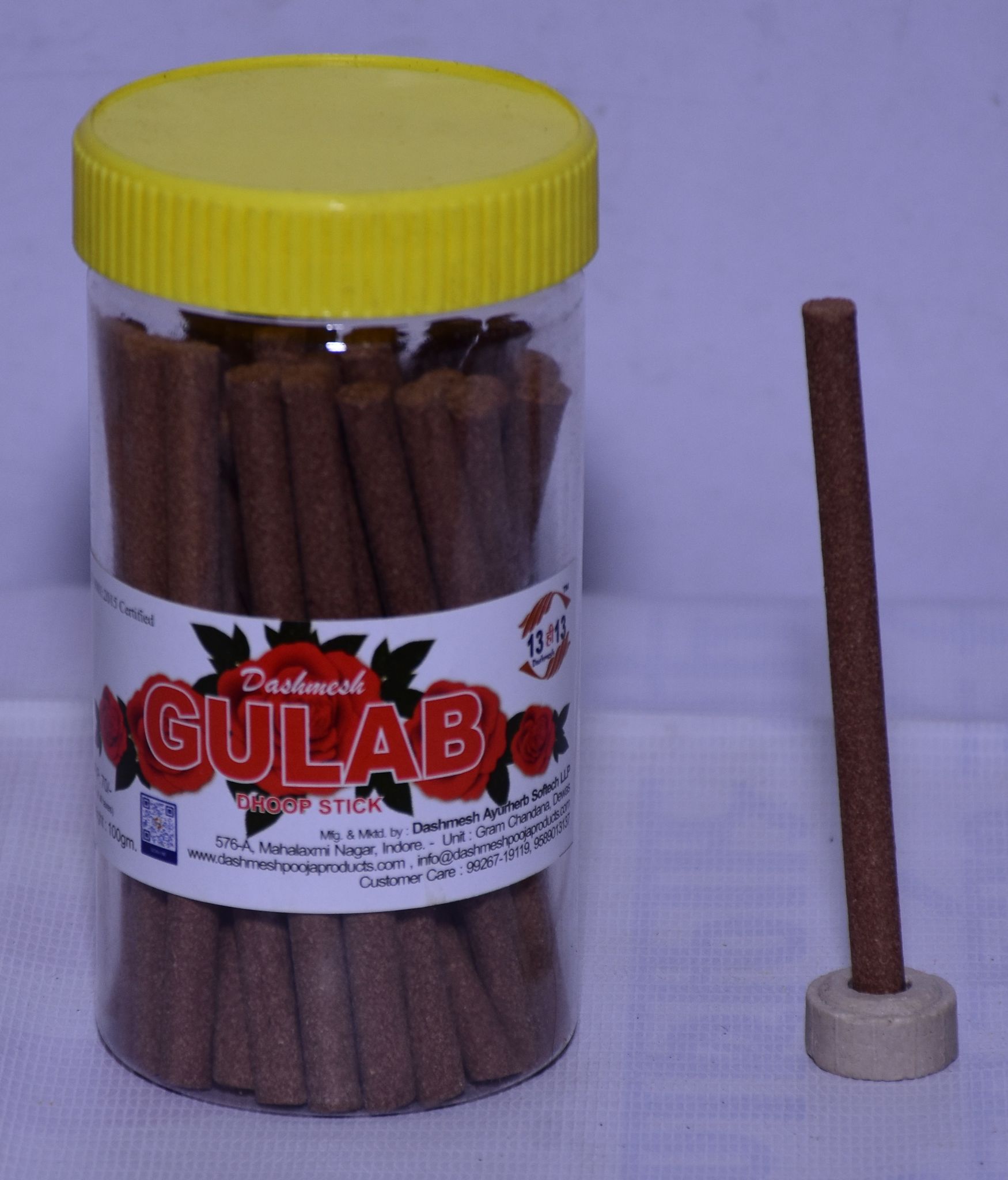 Dashmesh Gulab Dhoop Stick Jar