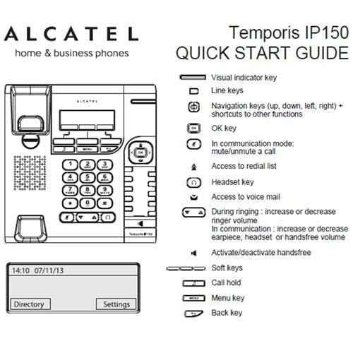 Alcatel IP Phone Temporis IP150M (with Power Supply Unit/ No PoE)