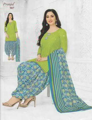 Readymade Cotton Churidar set(907L)