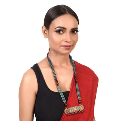 Angels Handcrafted Tribal Dhokra Necklace (1TMTNCKCG04477) Angels Handcrafted Tribal Dhokra Necklace (1TMTNCKCG04477)
