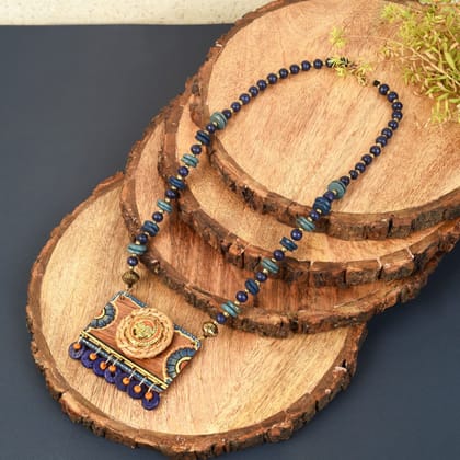 DhokraQueens  Handcrafted Tribal Necklace (1TMTNCKCG04471)