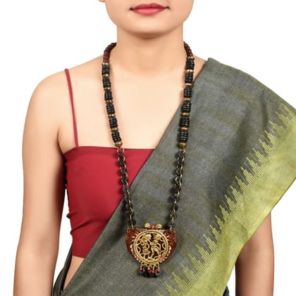 Dhokra Moon Handcrafted Necklace (1TMTNCKCG04473) Dhokra Moon Handcrafted Necklace (1TMTNCKCG04473)