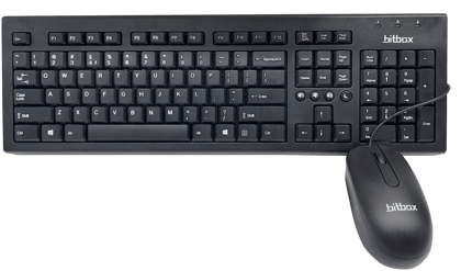 BitBox BBKM01 Keyboard Mouse Combo Set for Personal Computing