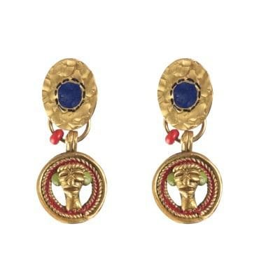Dhokra Brass Earring (1TMTEARCG01200) Dhokra Brass Earring (1TMTEARCG01200)