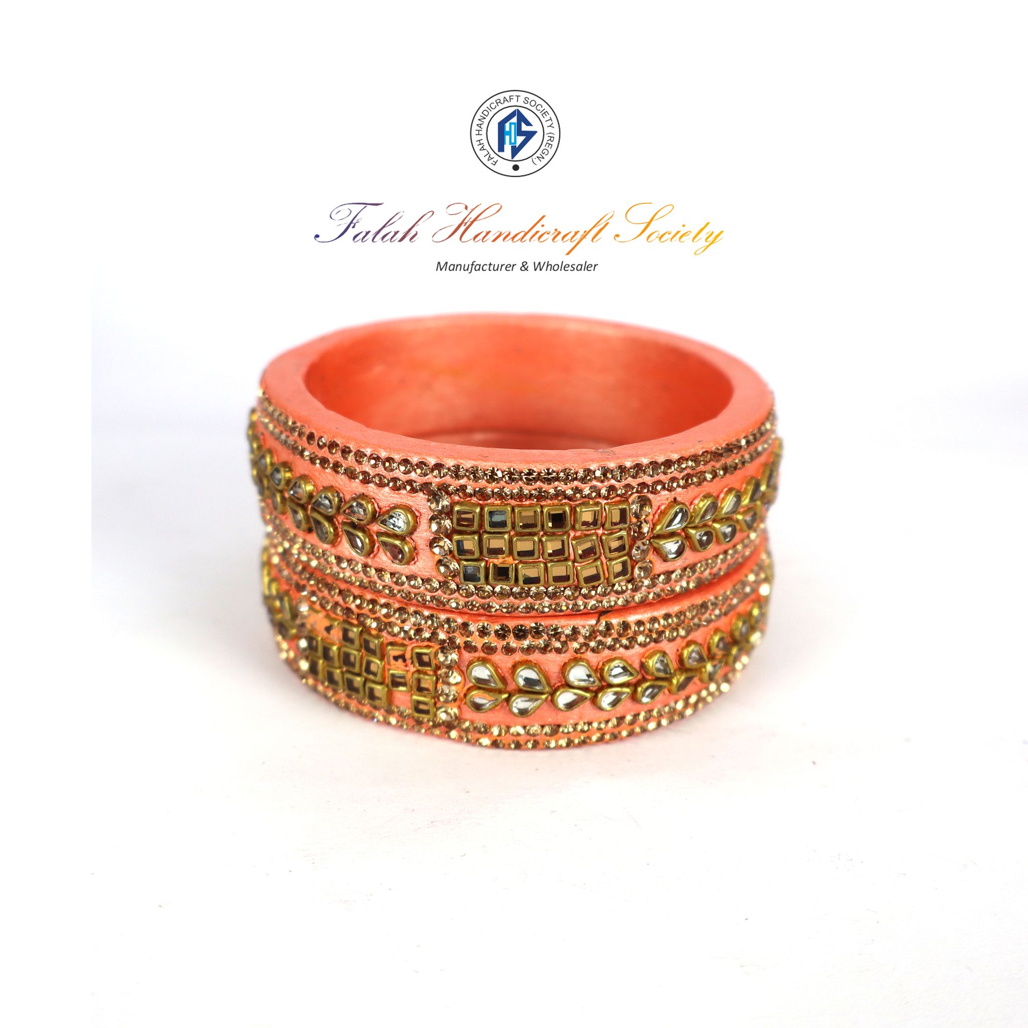Lac Kada for women & girls (Pair of 2) Pink
