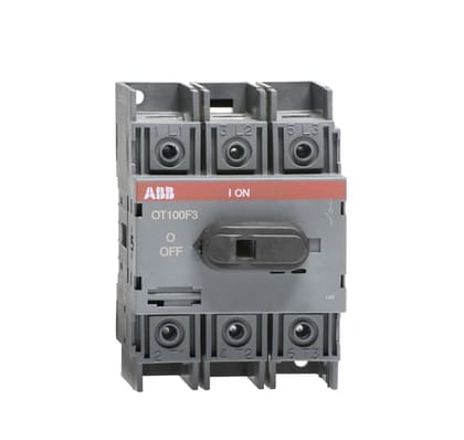ABB Fuse switch disconnectors & accessories - 1SCA105004R1001 Front operated switch-disconnectors with direct knob type handle-100A 3P OT100F