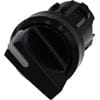 Siemens 3SU10022BF100AA0 ILLUMINABLE SELECTOR SWITCH-22 mm-ROUND-PLASTIC-BLACK-WITH 2 SWITCH POSITIONS