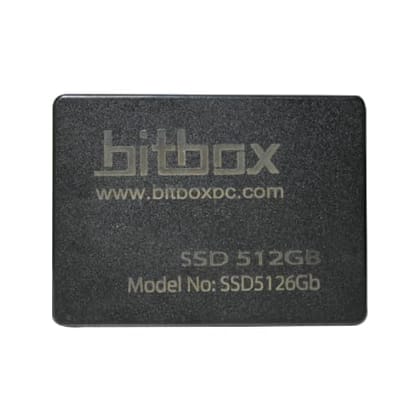 BitBox (SSD5126Gb) 2.5 Inch SATA III Internal Solid State Drive (SSD) Black 512 GB