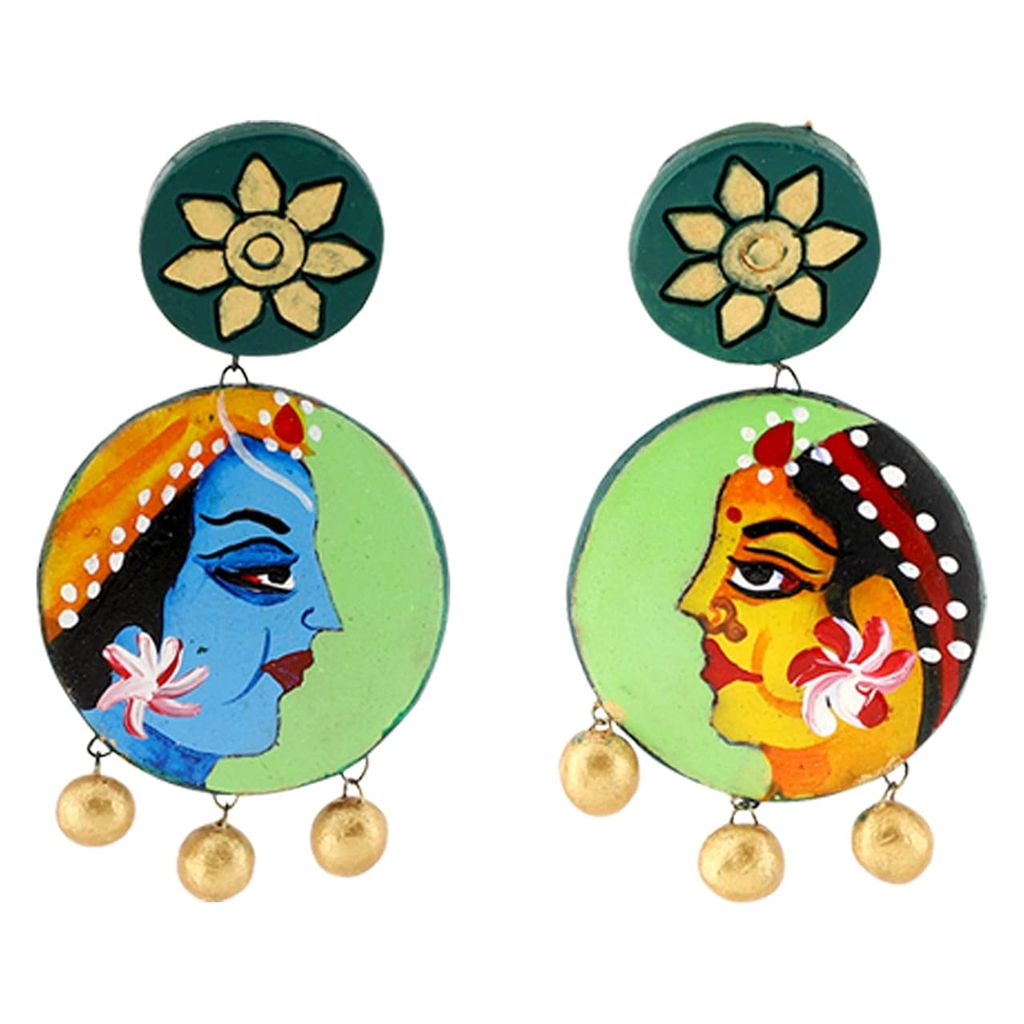 Le bijouxistic EKAM EK TERRACOTTA NECKLACE SET WITH EARRINGS COMBO OF 2 NECKLACES