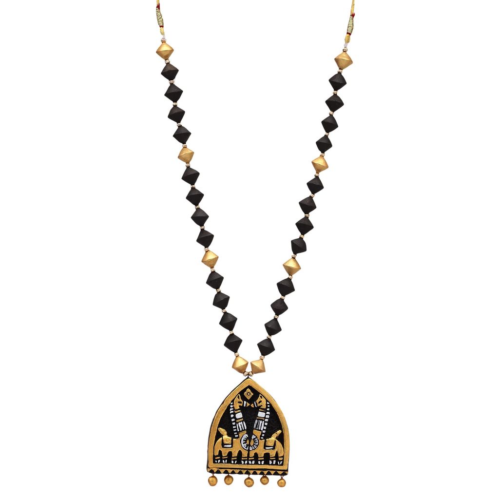Le bijouxistic EKAM EK egyptian design inspired necklace set with earrinsg for women