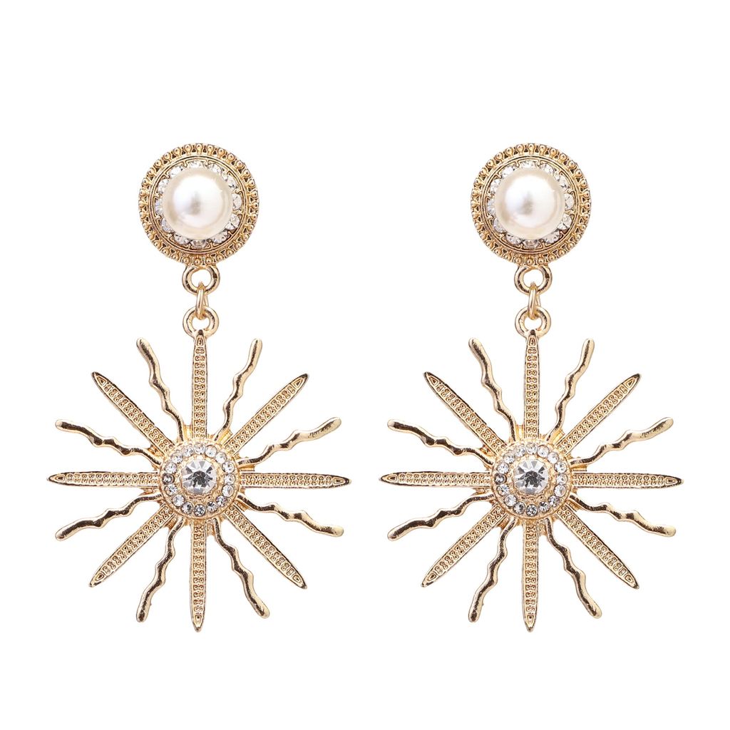 EKAM EK delicatly designed stunning combo of earrings in gold, combo of 4 pairs for women for party and casual purpose