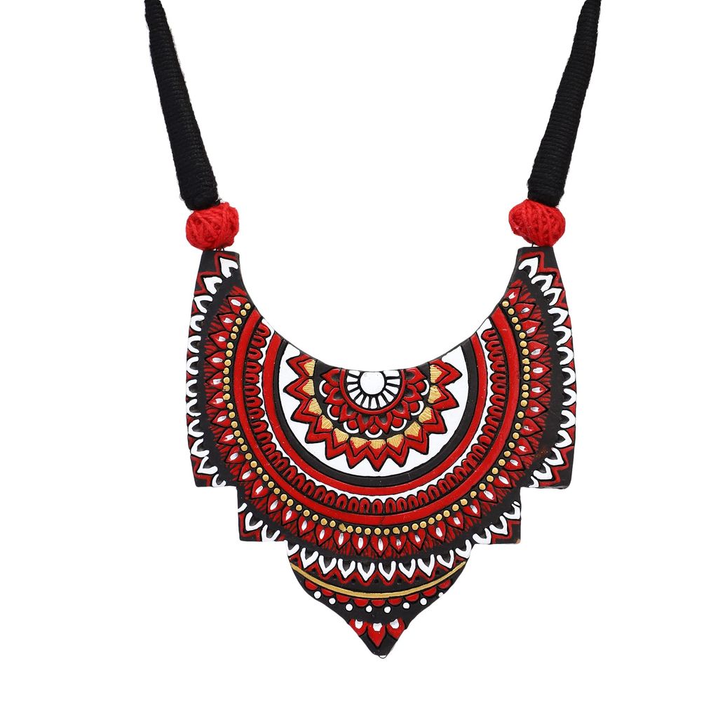 Le bijouxistic EKAM EK AMdala inspired necklace set with earrinsg for women