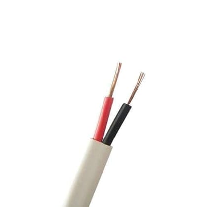 INDRICO? Twin Flat 2 core Copper Wires and Cables 1mm for Domestic and Industrial Electric Connections up to 1500 watts(Colour May Vary)