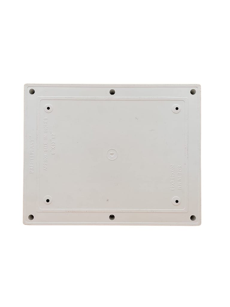INDRICO PVC 2000W 12 Way Extension Board with Universal Sockets MCB and Long Wire (Pack of 1, White)