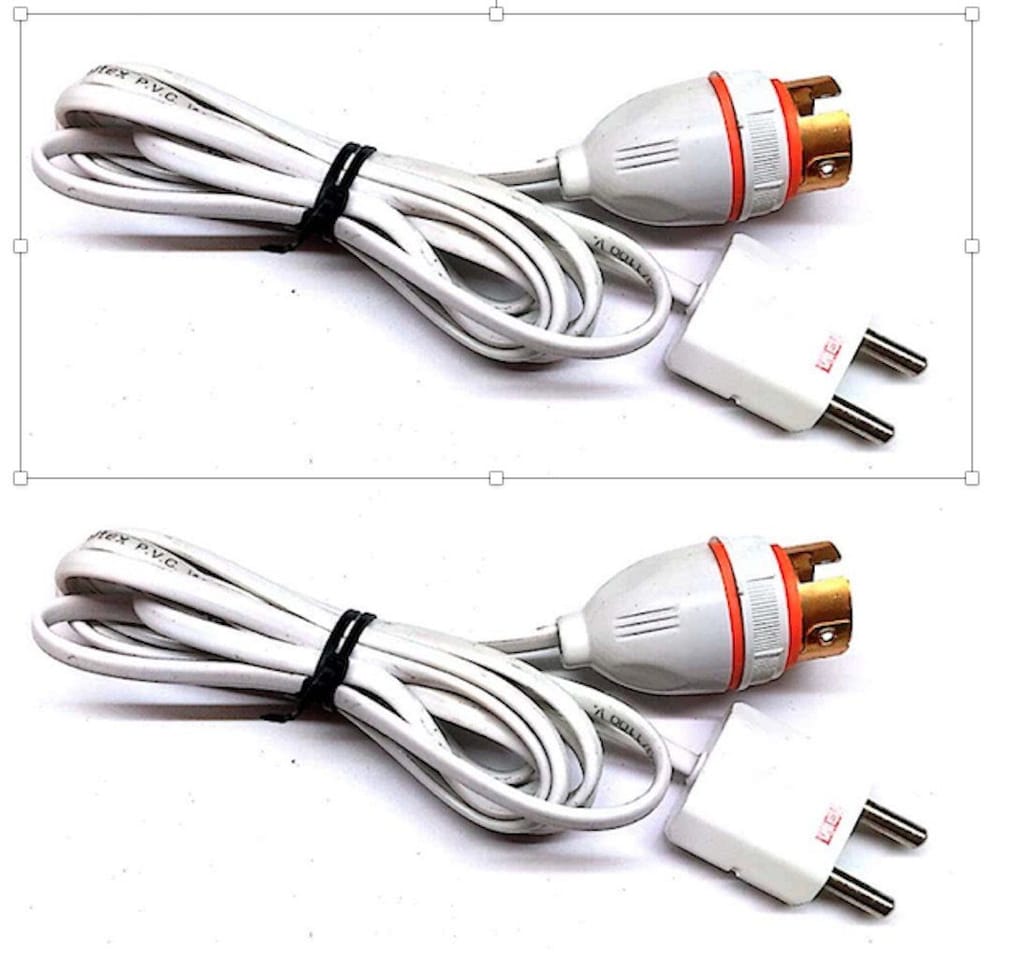 GM 2-pin Flexible Wire with holder Make (5 meter flat wire)