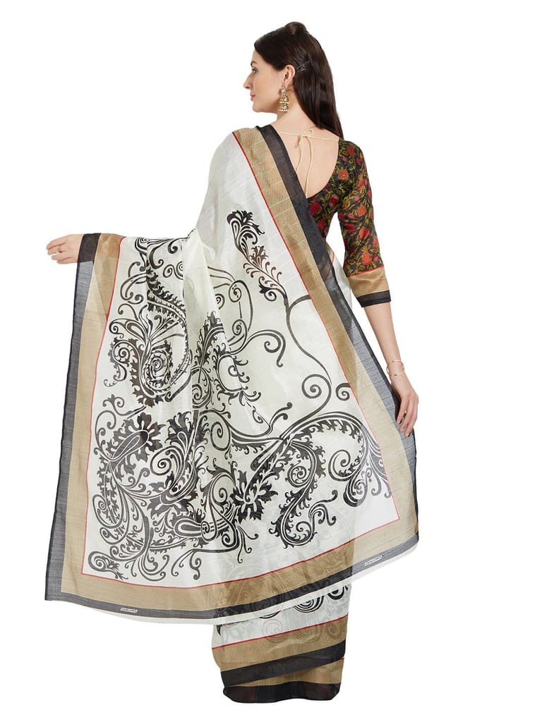 Florence Art Silk with Blouse Piece Saree