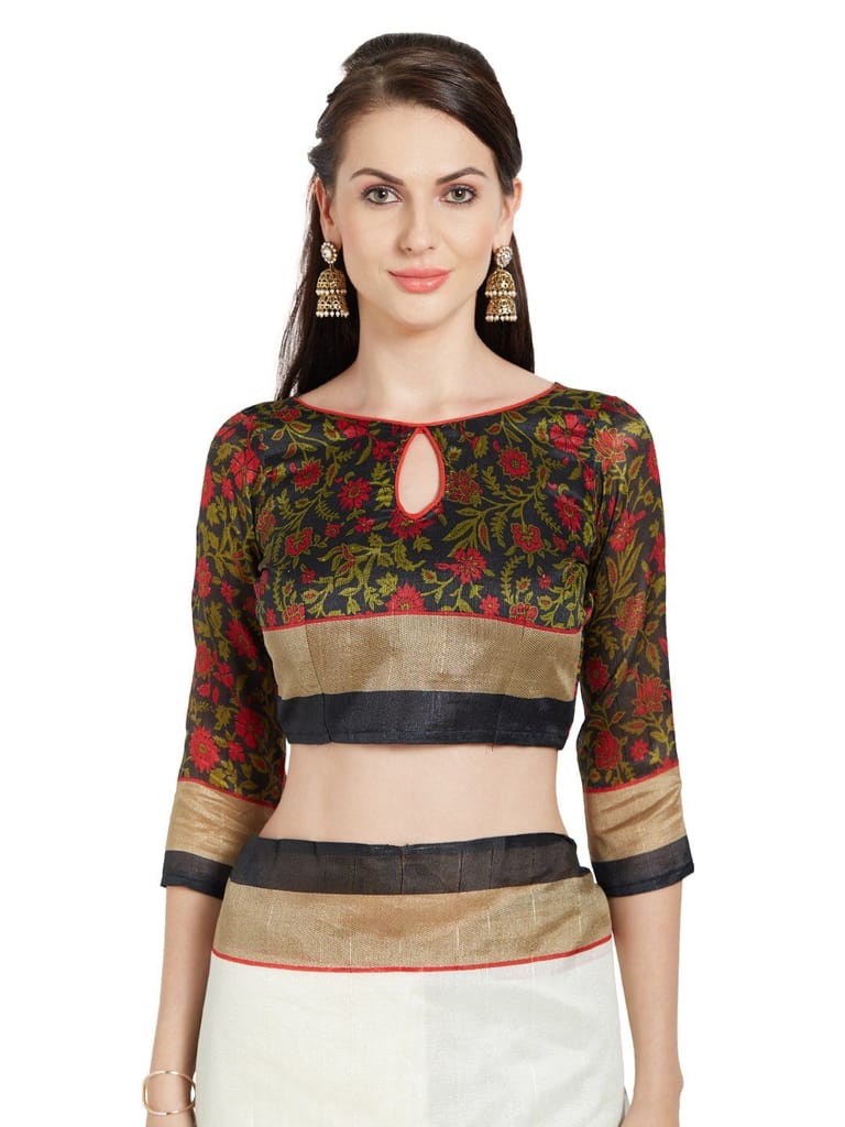 Florence Art Silk with Blouse Piece Saree