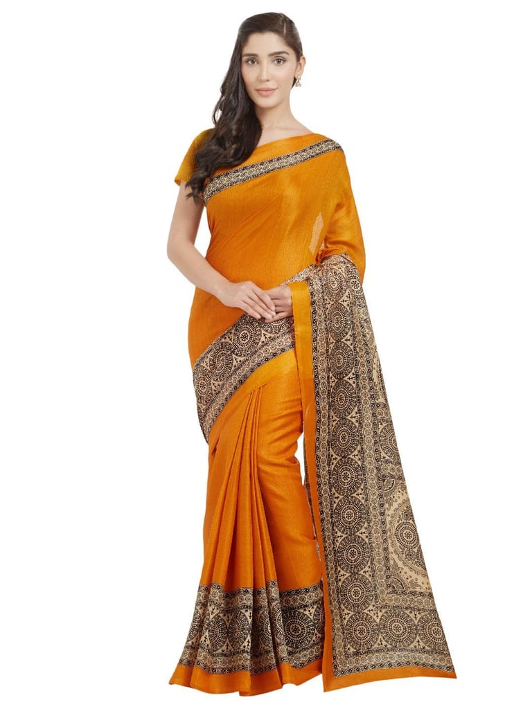 Florence Art Silk with Blouse Piece Saree