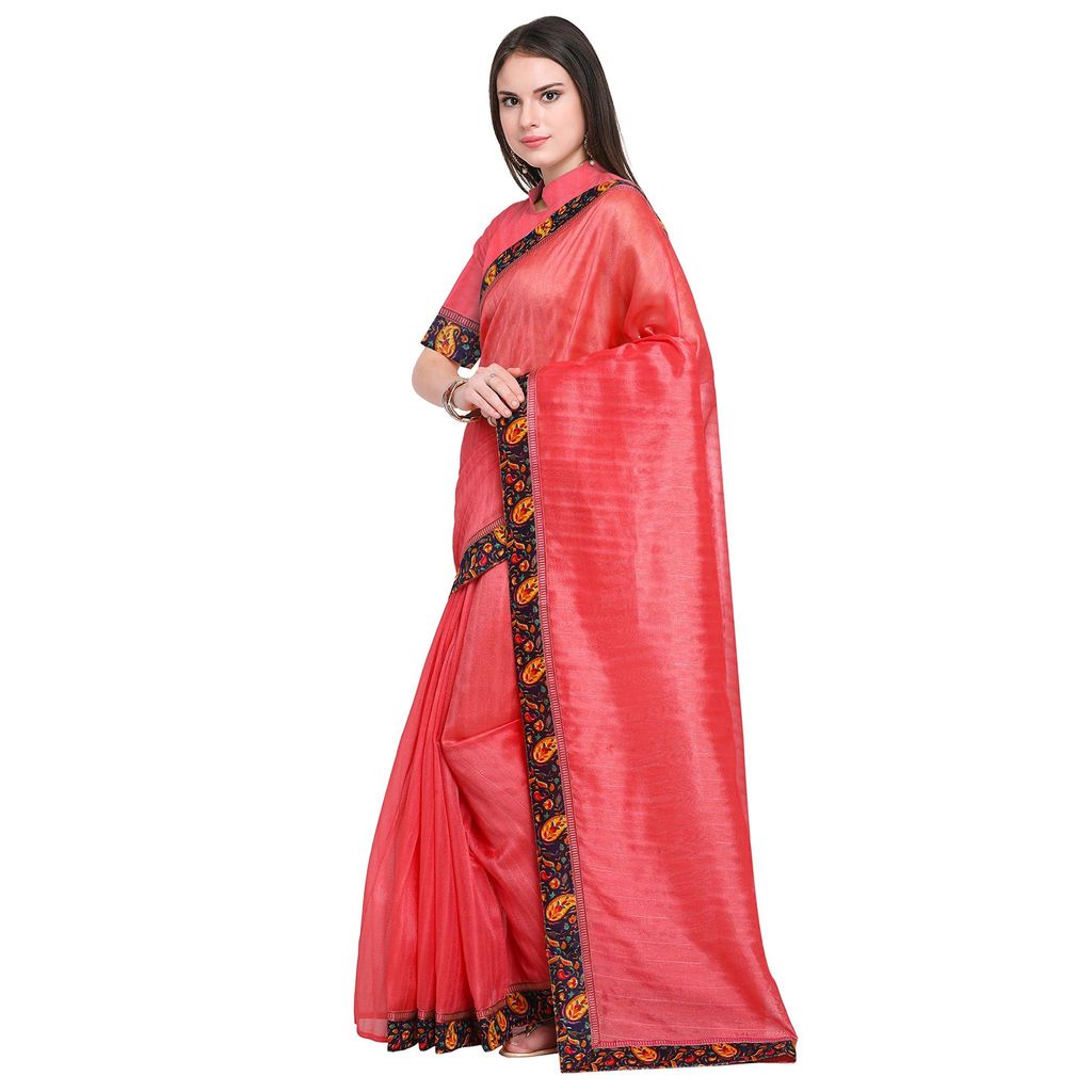 Florence Art Silk Saree with Blouse Piece