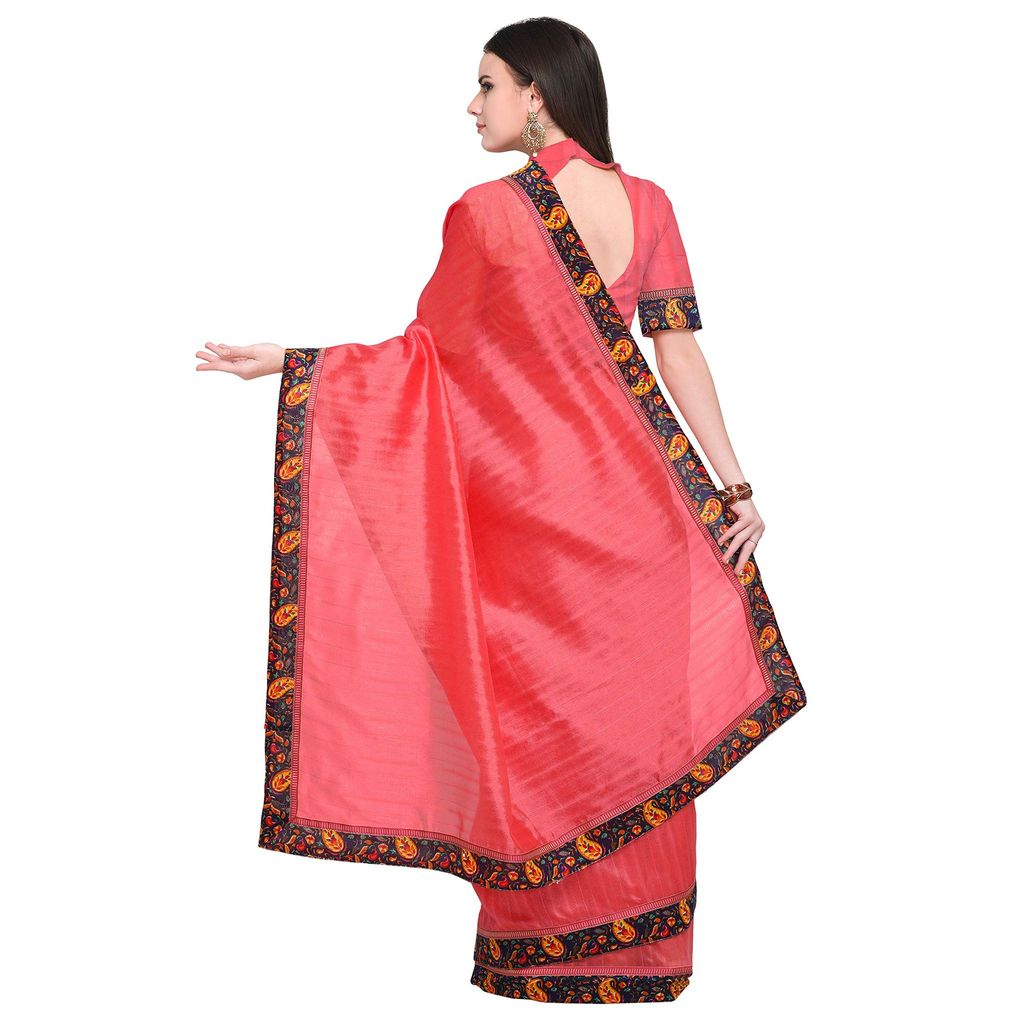 Florence Art Silk Saree with Blouse Piece