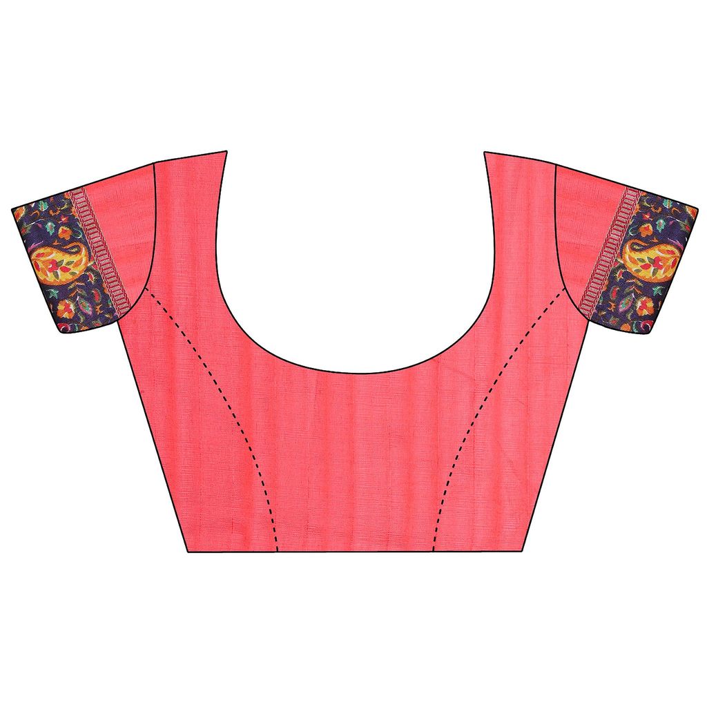 Florence Art Silk Saree with Blouse Piece