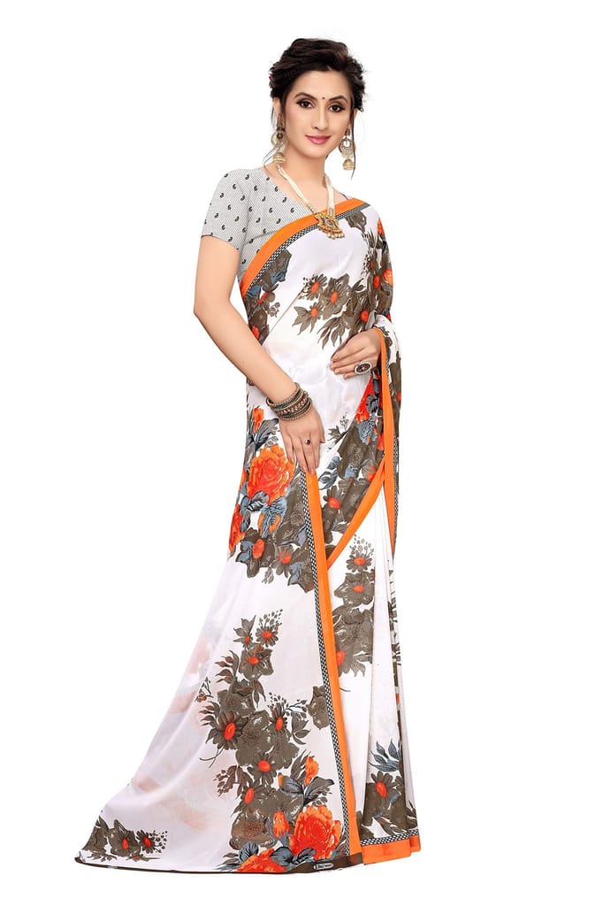 Florence Women's Georgette Saree, Blouse