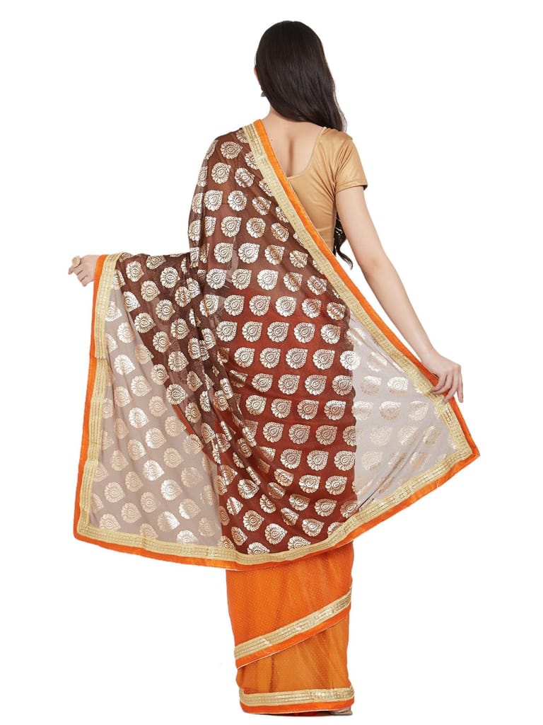 Florence net with Blouse Piece Saree