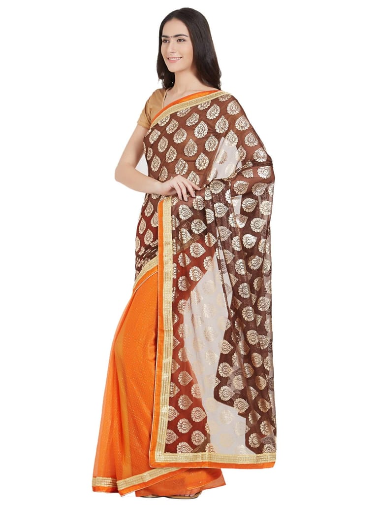 Florence net with Blouse Piece Saree