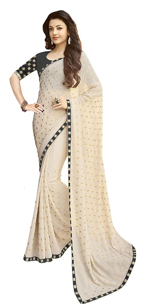 Florence georgette with blouse piece Saree