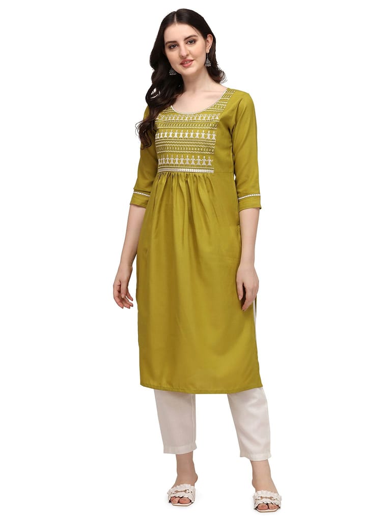 Florence Women's Cotton Regular Dress kurti