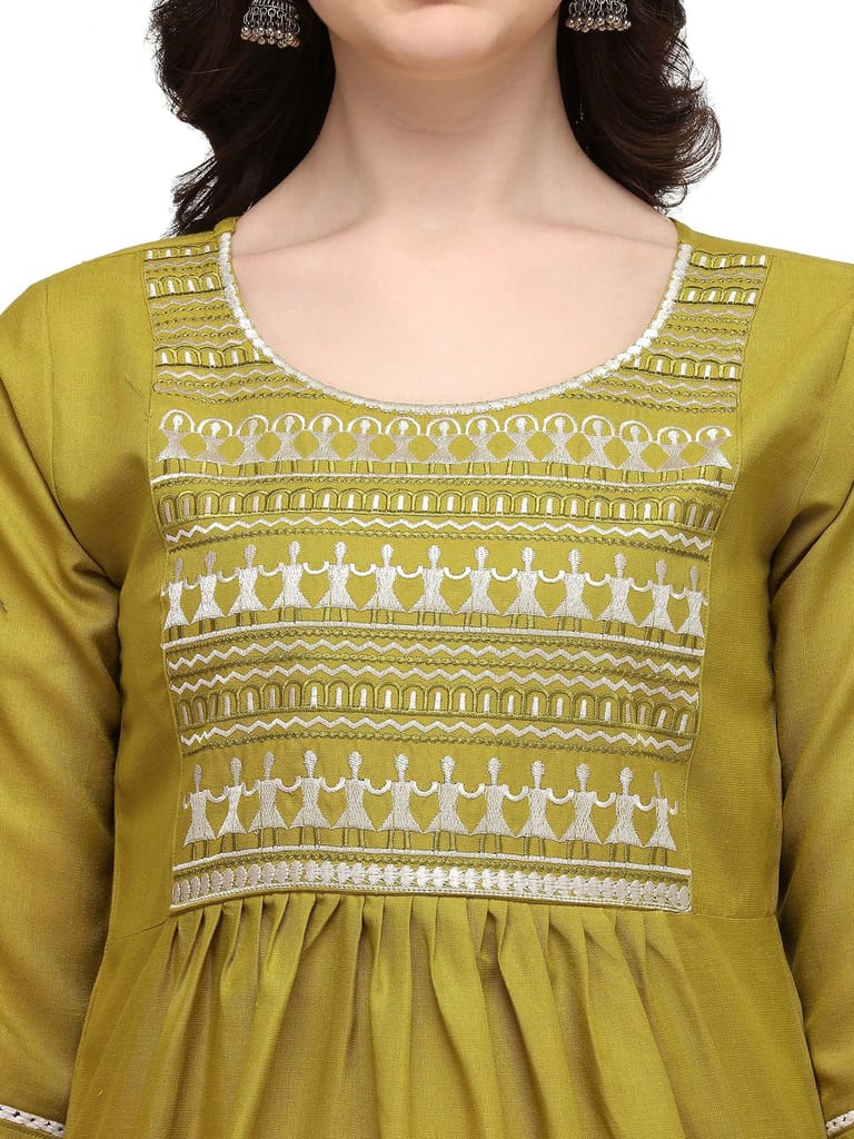 Florence Women's Cotton Regular Dress kurti