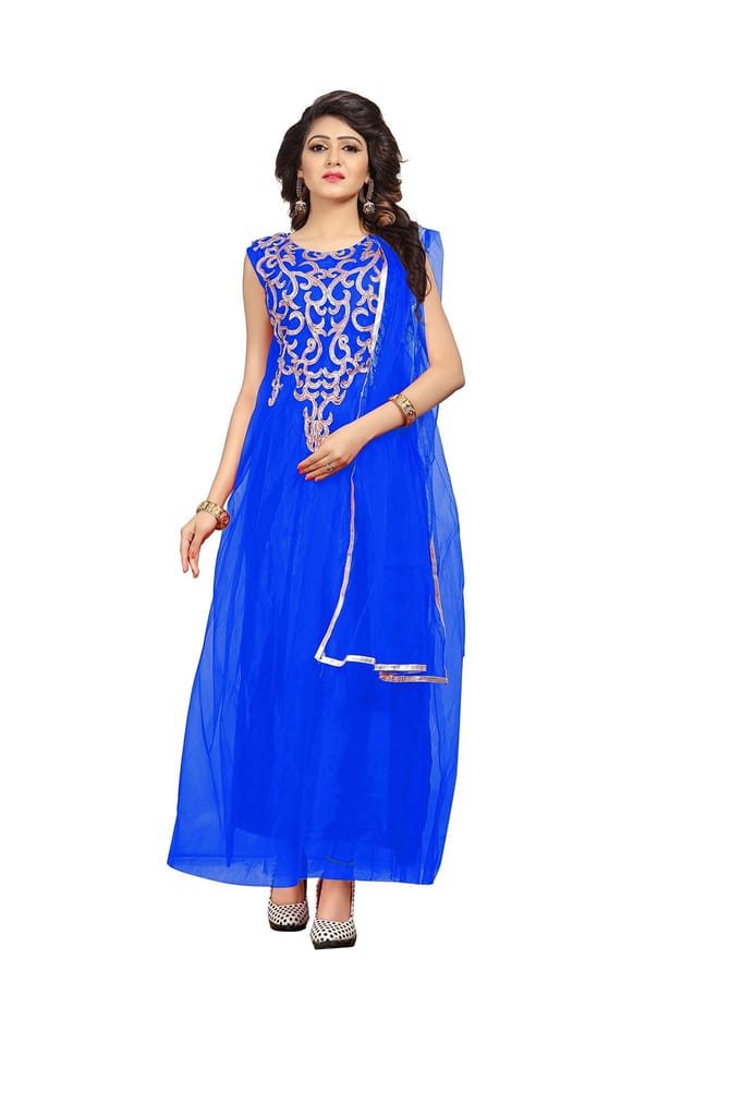 VKARAN Women's net Dress Material