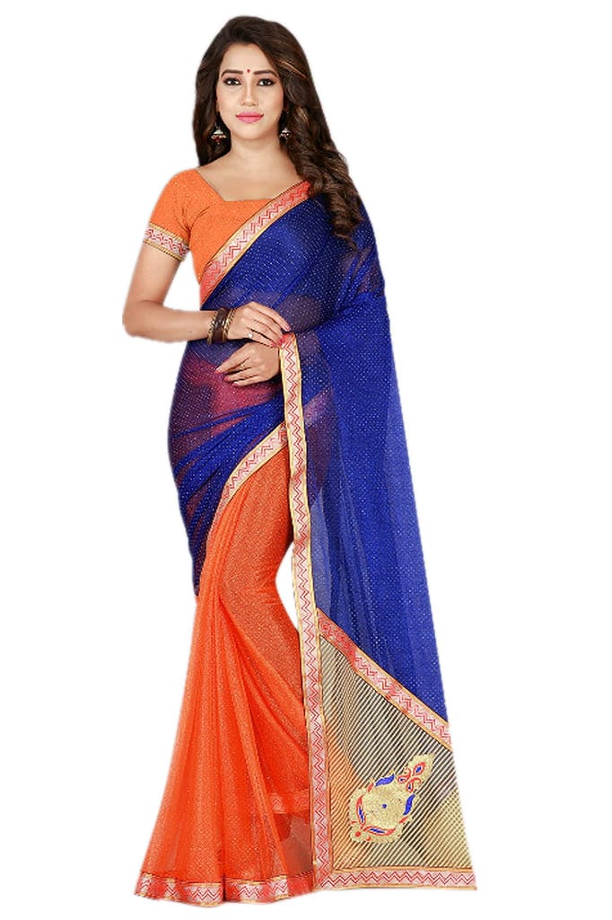 Florence net with Blouse Piece Saree