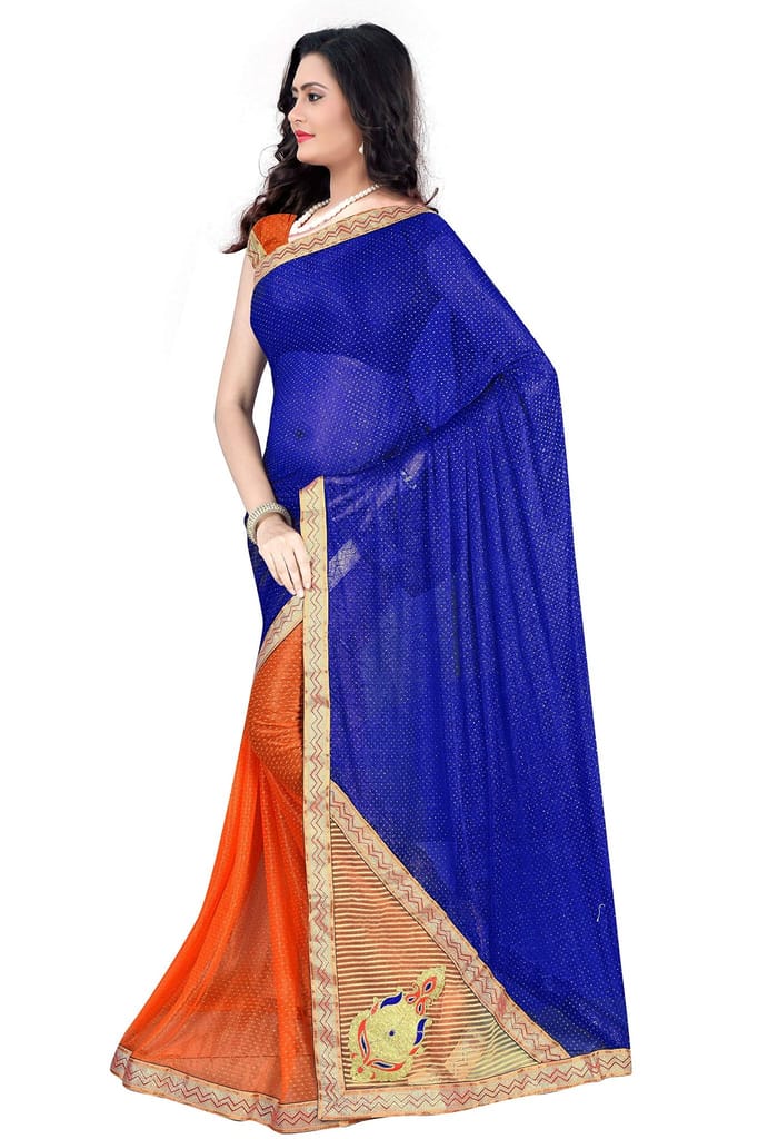 Florence net with Blouse Piece Saree